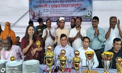 জামালপুরে গ্রীষ্মকালীন ফাইনাল ফুটবল টুর্নামেন্ট অনুষ্ঠিত